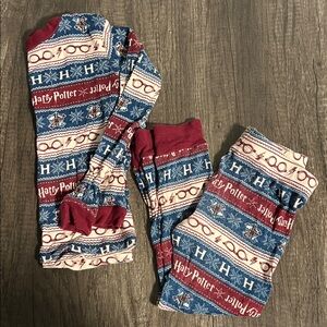 Warner Bros. Harry Potter Kids Pajamas - Red and Blue